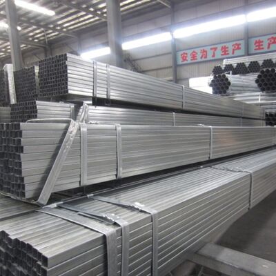 کیفیت  China Supplier New Hot Dipped Non Secondary Galvanized Square Steel Tube کارخانه