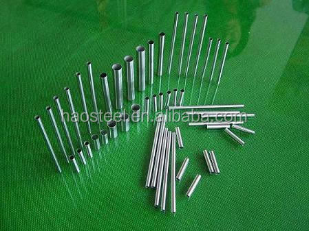 1mm ضخامت 304 فولاد ضد زنگ لوله های موی ASTM استاندارد 300 سری از جمله 904L 317L 316TI لوله های ضد زنگ