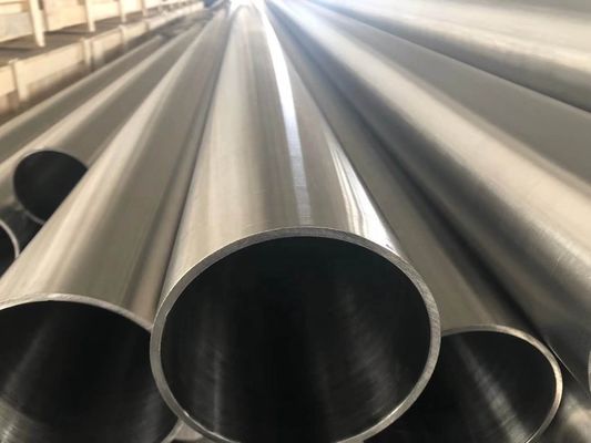 لوله های فولاد ضد زنگ با بازتاب بالا ASTM استاندارد 300 سری-317L-316Ti درجه های داخلی بیرونی به یک درخشش روشن پولیش شده